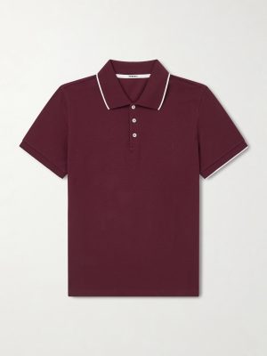 Slim-Fit Logo-Embroidered Cotton-Piqué Polo Shirt Slim-Fit Logo-Embroidered Cotton-Piqué Polo Shirt