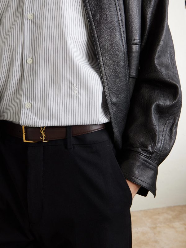 Pinstriped Cotton-Poplin Shirt - CU Pinstriped Cotton-Poplin Shirt - CU