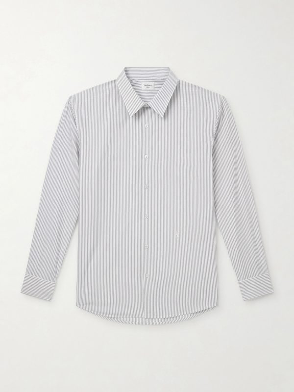 Pinstriped Cotton-Poplin Shirt Pinstriped Cotton-Poplin Shirt