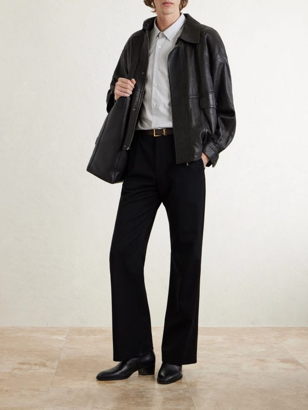 Pinstriped Cotton-Poplin Shirt - OU Pinstriped Cotton-Poplin Shirt - OU