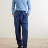 Slim-Fit Ribbed Wool, Cashmere and Silk-Blend Polo Shirt - OU Slim-Fit Ribbed Wool, Cashmere and Silk-Blend Polo Shirt - OU