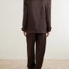 Double-Breasted Silk Blazer - BK