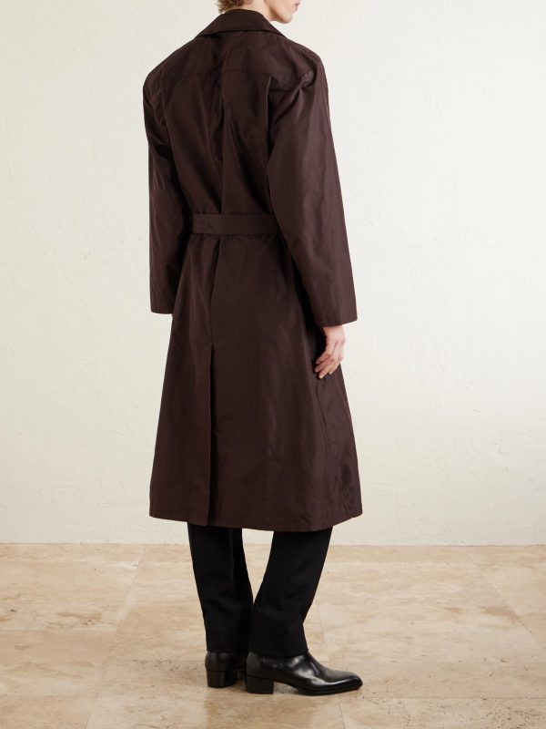 Silk Trench Coat - BK Silk Trench Coat - BK