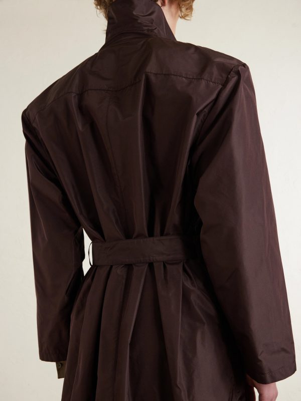 Silk Trench Coat - E1 Silk Trench Coat - E1