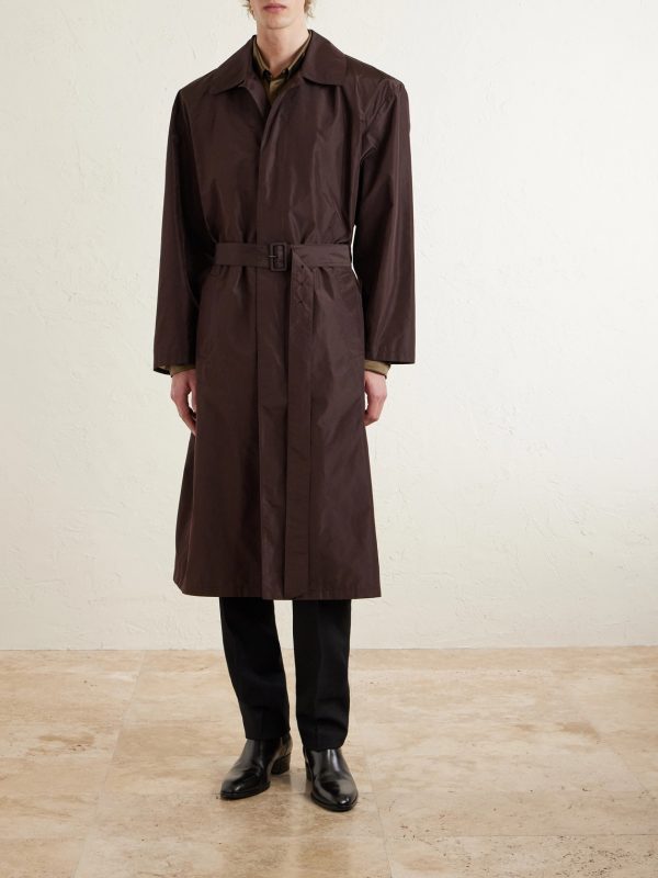 Silk Trench Coat - FR Silk Trench Coat - FR
