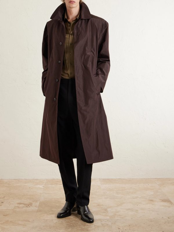 Silk Trench Coat - OU Silk Trench Coat - OU