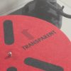 Transparent Turntable with Aluminum and Glass Stand - E2