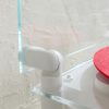 Transparent Turntable with Aluminum and Glass Stand - E2