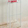 Transparent Turntable with Aluminum and Glass Stand