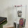 Transparent Turntable with Aluminum and Glass Stand - OU