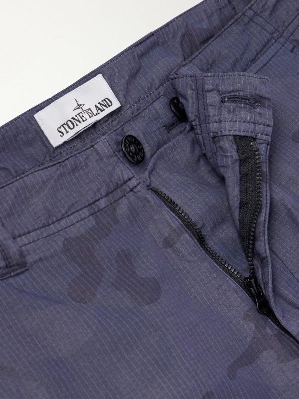 Straight-Leg Camouflage-Print Cotton-Blend Ripstop Trousers - E1 Straight-Leg Camouflage-Print Cotton-Blend Ripstop Trousers - E1