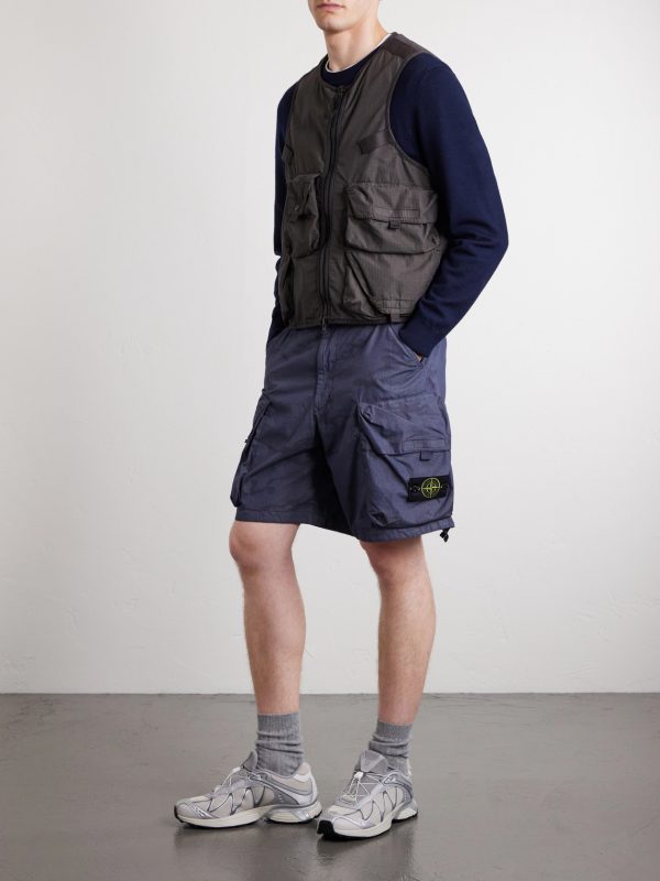 Cotton-Blend Ripstop Vest - OU Cotton-Blend Ripstop Vest - OU