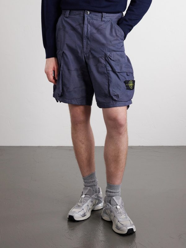 Straight-Leg Camouflage-Print Ripstop Cotton-Blend Shorts - FR Straight-Leg Camouflage-Print Ripstop Cotton-Blend Shorts - FR