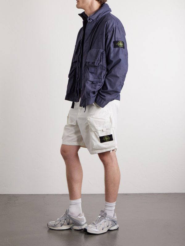 Straight-Leg Camouflage-Print Ripstop Cotton-Blend Shorts - OU Straight-Leg Camouflage-Print Ripstop Cotton-Blend Shorts - OU