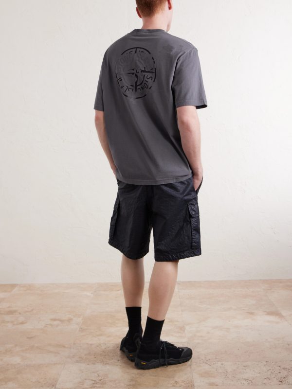 Logo-Detailed Organic Cotton-Jersey T-Shirt - BK