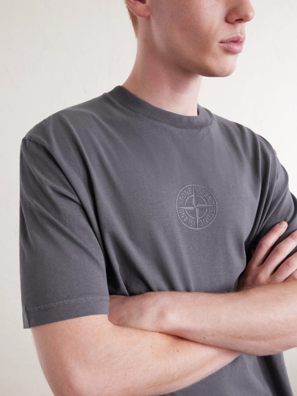 Logo-Detailed Organic Cotton-Jersey T-Shirt - CU