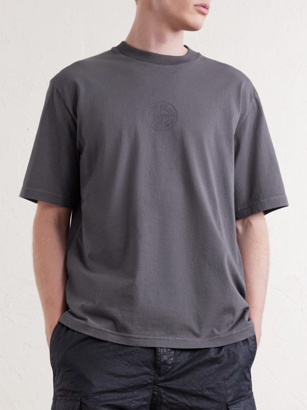 Logo-Detailed Organic Cotton-Jersey T-Shirt - FR