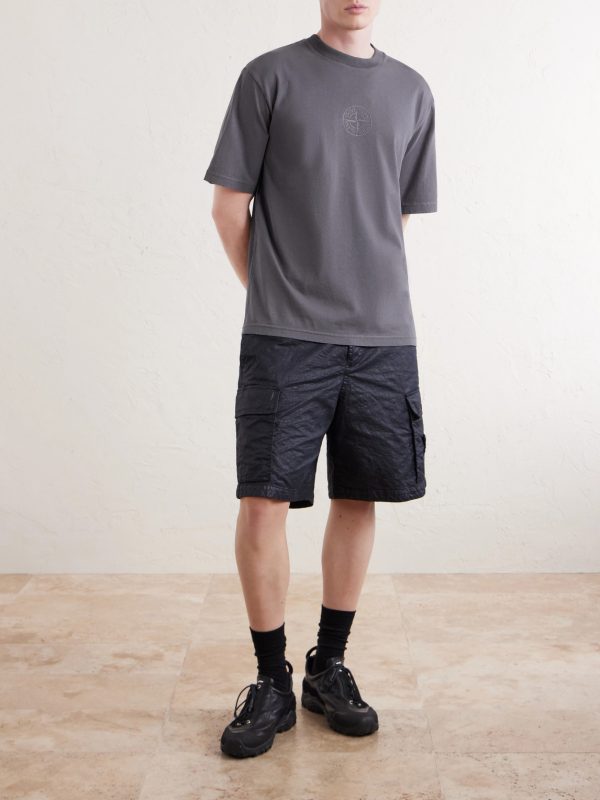 Logo-Detailed Organic Cotton-Jersey T-Shirt - OU