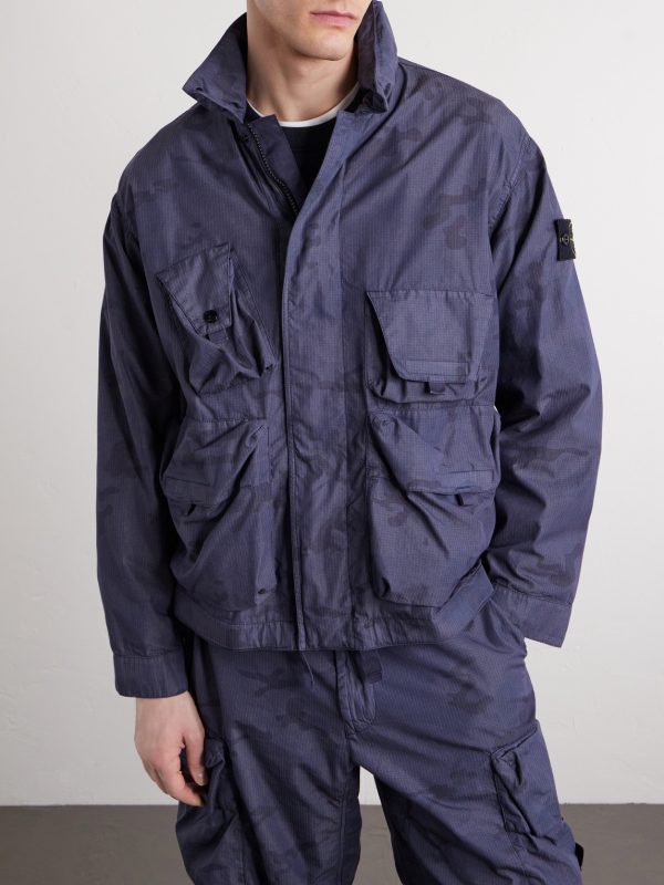 Camouflage-Print Cotton-Blend Ripstop Jacket - FR