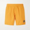 Straight-Leg Mid-Length Logo-Print Shell Swim Shorts Straight-Leg Mid-Length Logo-Print Shell Swim Shorts