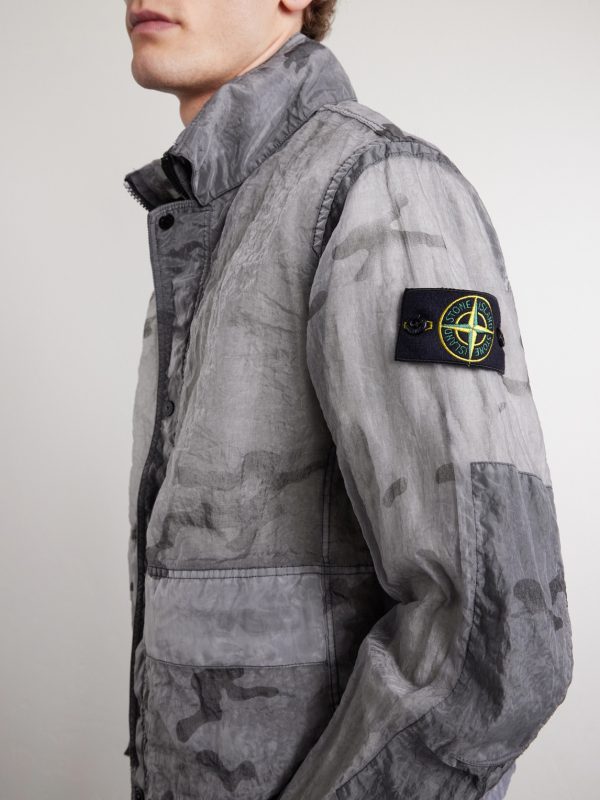Camouflage-Print Shell Jacket - CU