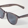 Hampton X Round-Frame Acetate Sunglasses - CU Hampton X Round-Frame Acetate Sunglasses - CU