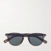 Hampton X Round-Frame Acetate Sunglasses Hampton X Round-Frame Acetate Sunglasses