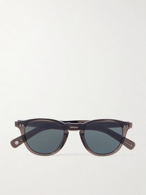 Hampton X Round-Frame Acetate Sunglasses