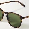 Kinney Round-Frame Tortoiseshell Acetate Sunglasses - CU Kinney Round-Frame Tortoiseshell Acetate Sunglasses - CU
