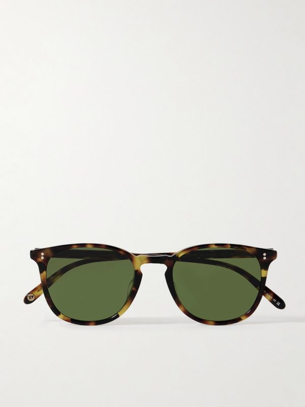 Kinney Round-Frame Tortoiseshell Acetate Sunglasses Kinney Round-Frame Tortoiseshell Acetate Sunglasses