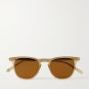 + JJJJound Brooks 47 Round-Frame Acetate Sunglasses + JJJJound Brooks 47 Round-Frame Acetate Sunglasses