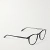 Hampton Round-Frame Acetate and Silver-Tone Optical Glasses - FR Hampton Round-Frame Acetate and Silver-Tone Optical Glasses - FR