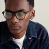 Hampton Round-Frame Acetate and Silver-Tone Optical Glasses - OU Hampton Round-Frame Acetate and Silver-Tone Optical Glasses - OU