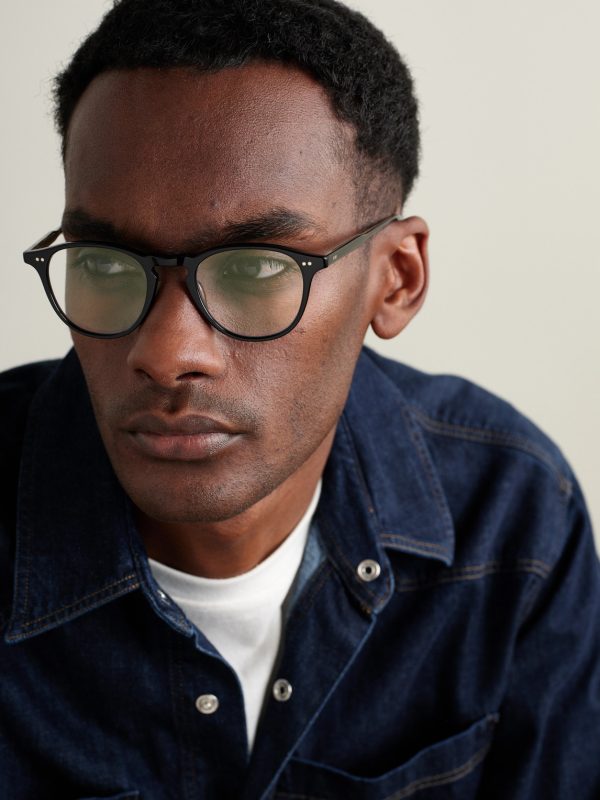 Hampton Round-Frame Acetate and Silver-Tone Optical Glasses - OU Hampton Round-Frame Acetate and Silver-Tone Optical Glasses - OU