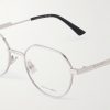 Dash Panthos Round-Frame Silver-Tone Optical Glasses - CU