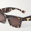 New Entry Square-Frame Tortoiseshell Recycled-Acetate Sunglasses - CU