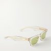 New Entry Square-Frame Recycled-Acetate Sunglasses - FR New Entry Square-Frame Recycled-Acetate Sunglasses - FR