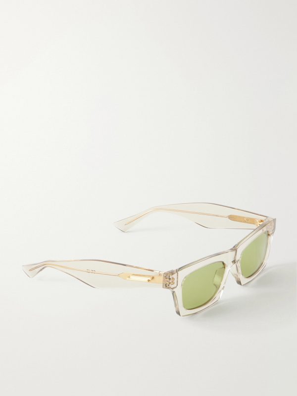 New Entry Square-Frame Recycled-Acetate Sunglasses - FR New Entry Square-Frame Recycled-Acetate Sunglasses - FR