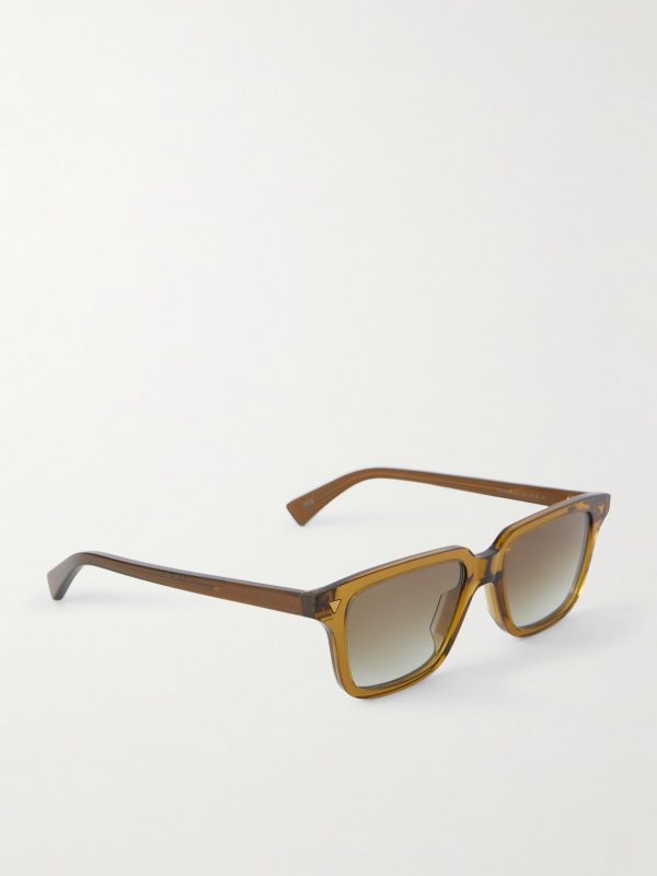 Triangle Stud Square-Frame Recycled-Acetate Sunglasses - FR Triangle Stud Square-Frame Recycled-Acetate Sunglasses - FR
