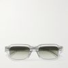 Intrecciato Square-Frame Recycled-Acetate Sunglasses Intrecciato Square-Frame Recycled-Acetate Sunglasses