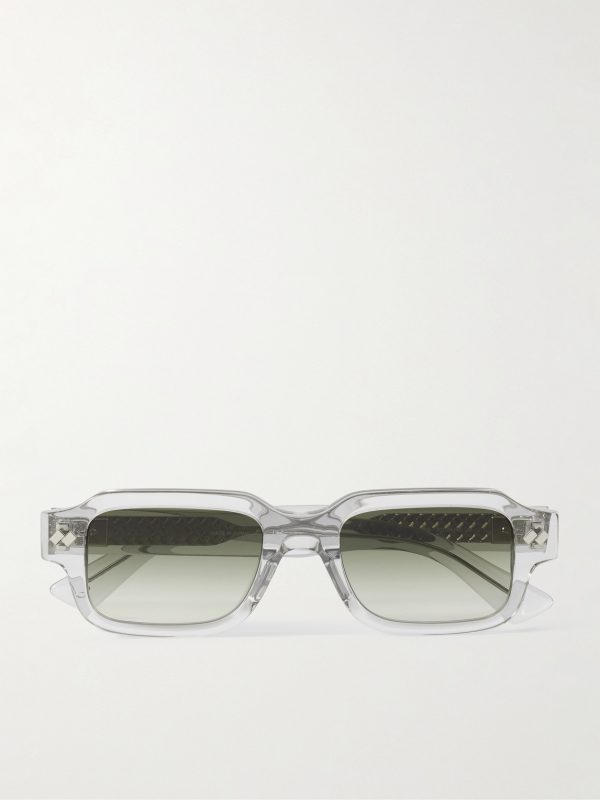 Intrecciato Square-Frame Recycled-Acetate Sunglasses Intrecciato Square-Frame Recycled-Acetate Sunglasses