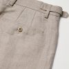Kay 10027 Straight-Leg Pleated Linen and Wool-Blend Suit Trousers - CU Kay 10027 Straight-Leg Pleated Linen and Wool-Blend Suit Trousers - CU