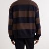 David 30043 Striped Organic Cotton Polo Shirt - BK