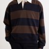David 30043 Striped Organic Cotton Polo Shirt - FR