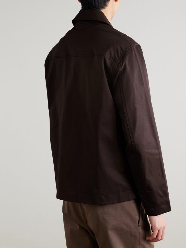 Morgan 10021 Stretch Organic Cotton-Gabardine Blouson Jacket - BK Morgan 10021 Stretch Organic Cotton-Gabardine Blouson Jacket - BK