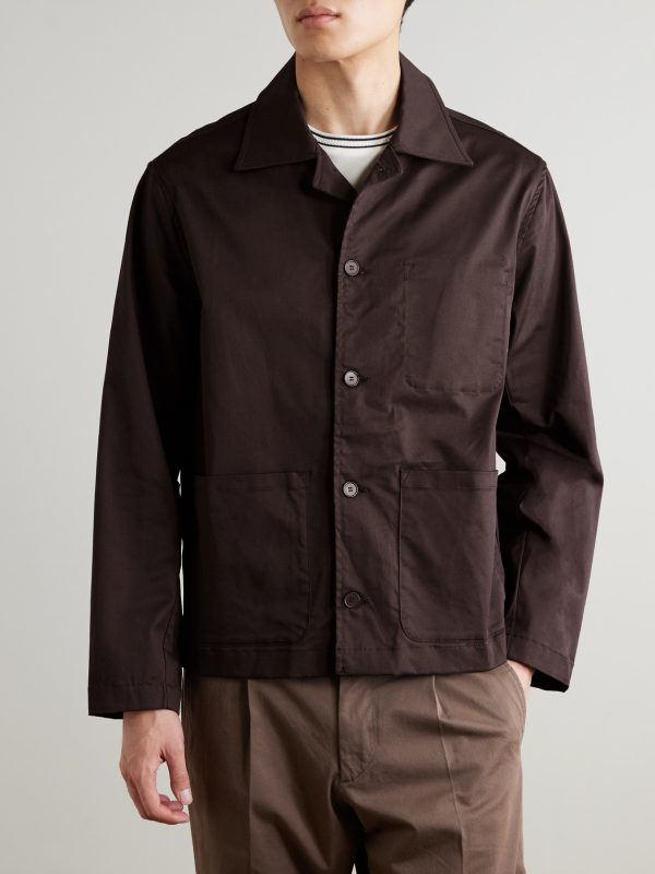Morgan 10021 Stretch Organic Cotton-Gabardine Blouson Jacket - FR Morgan 10021 Stretch Organic Cotton-Gabardine Blouson Jacket - FR