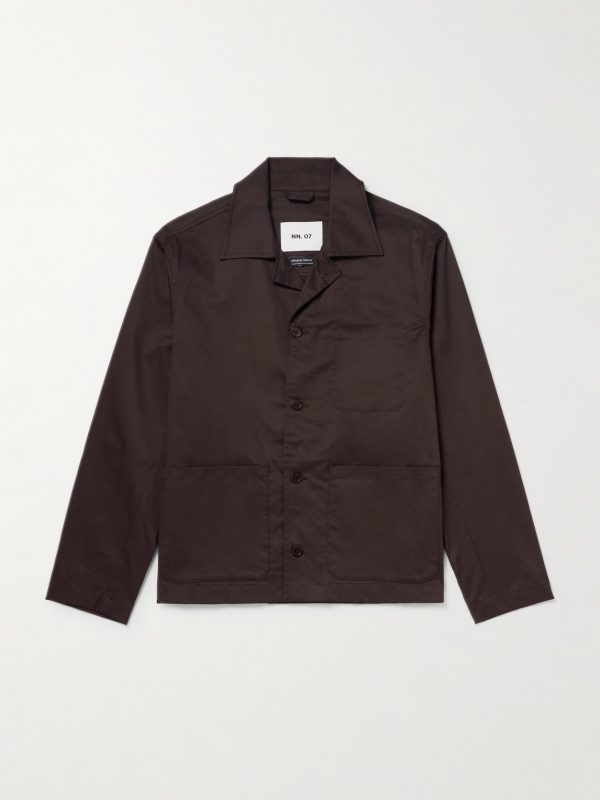 Morgan 10021 Stretch Organic Cotton-Gabardine Blouson Jacket Morgan 10021 Stretch Organic Cotton-Gabardine Blouson Jacket