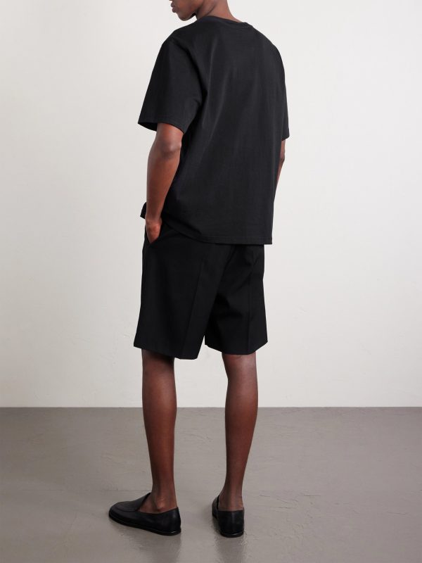 Jett 30026 Logo-Embroidered Organic Cotton-Jersey T-Shirt - BK