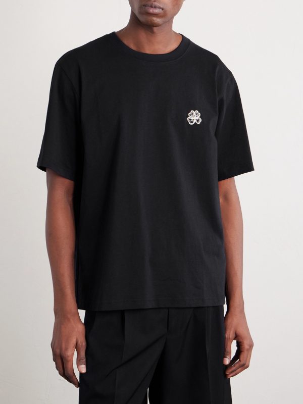 Jett 30026 Logo-Embroidered Organic Cotton-Jersey T-Shirt - FR