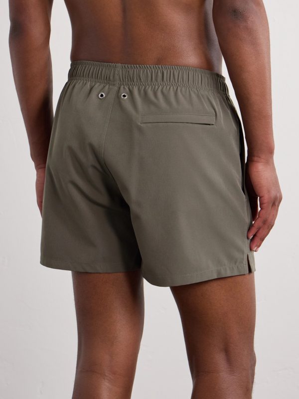 Holiday 10039 Straight-Leg Short-Length Recycled-Shell Swim Shorts - BK